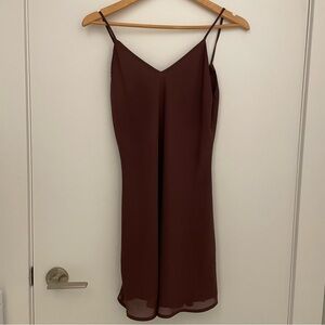 Chocolate Brown Lingerie Nightie Slip